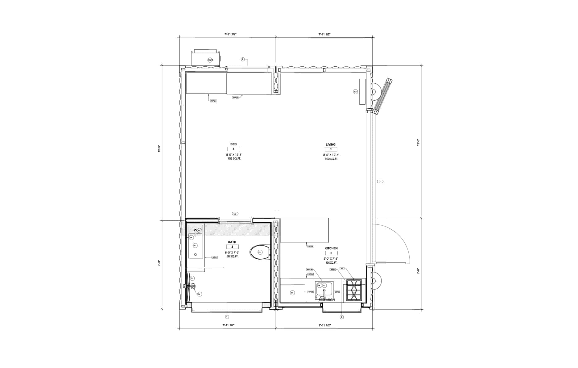 Model 1 Floor Plan