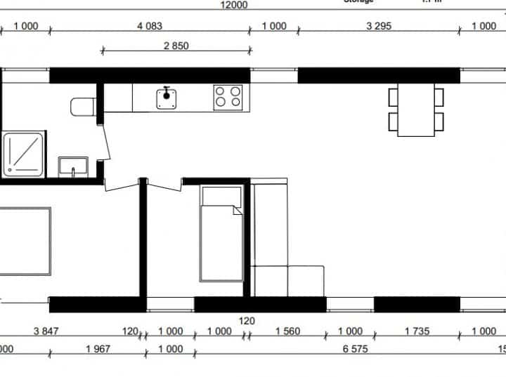 Tiny Villa 60 LXRY 5 Floor Plan